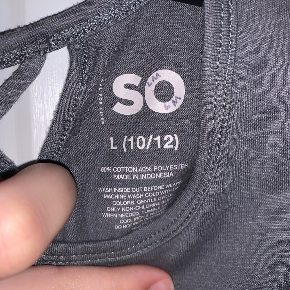 SO Gray Short Sleeve Tee